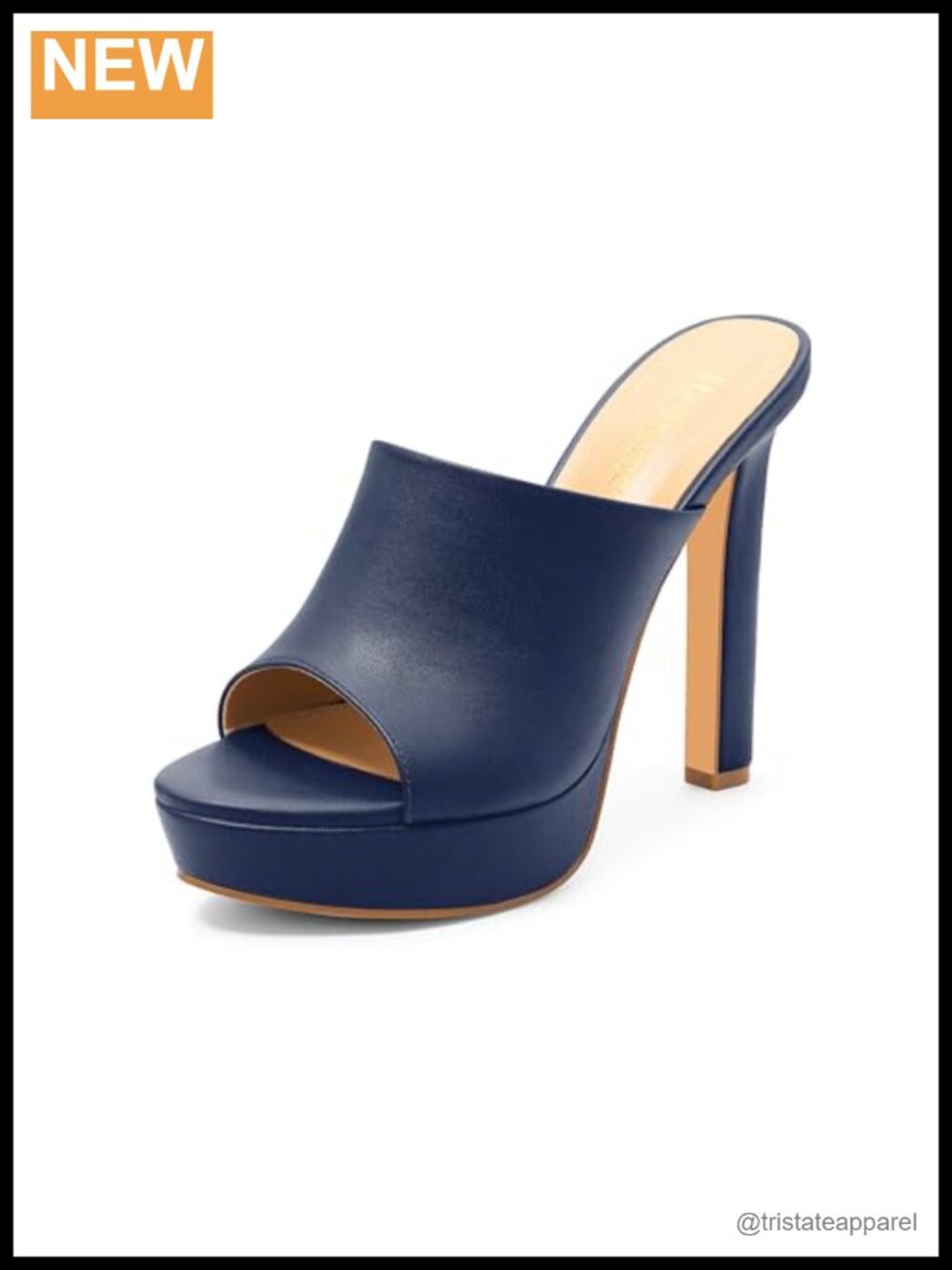 Platform Stiletto Heeled Sandals Round Open Toe Slip On Wedding Shoes